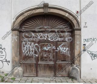 Photo Texture of Wooden Double Door 0007